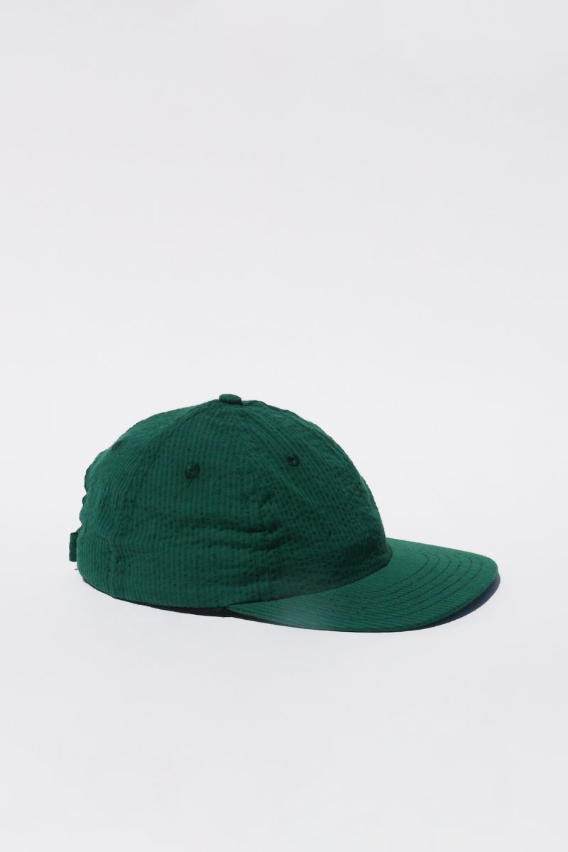 Lite Year Six Panel Seersucker Cap - Green