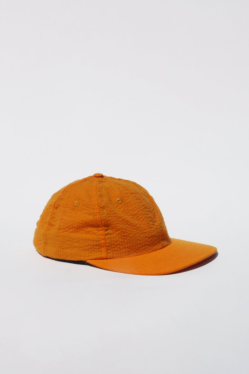 Lite Year Six Panel Seersucker Cap - Gold