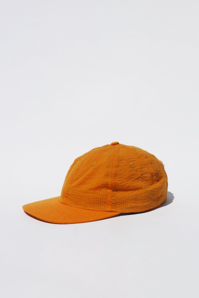 Lite Year Six Panel Seersucker Cap - Gold