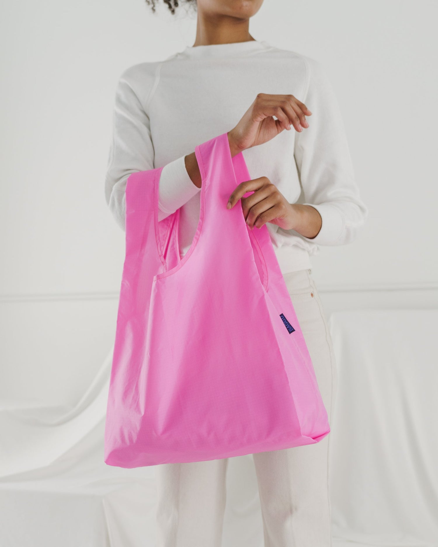 Baggu Standard Reusable Bag - Bright Pink