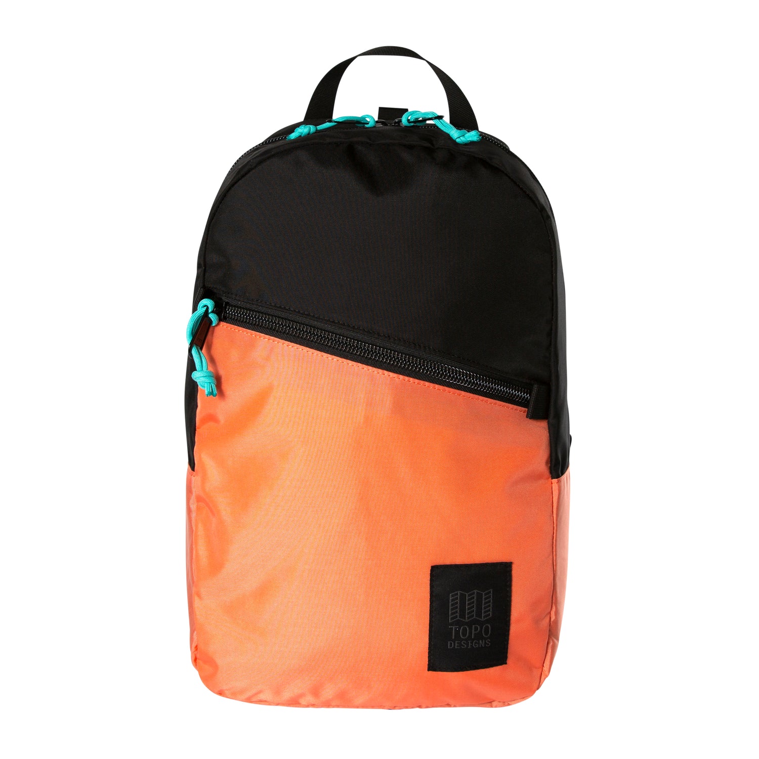 Topo Designs Light Pack - Black/Coral