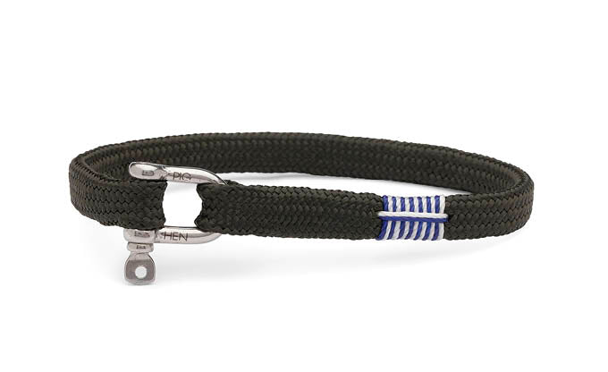 PIG & HEN - Vicious Vik Rope Bracelet - Army - Village Soccer Shop