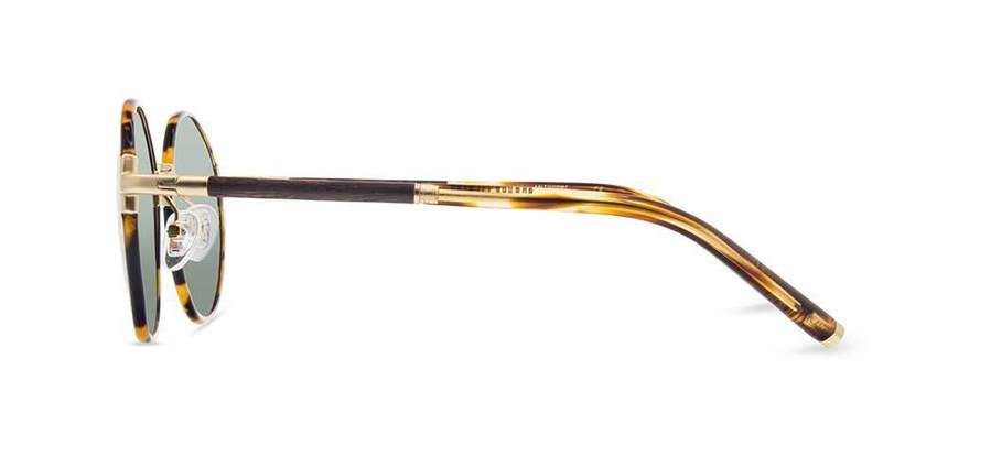 Shwood Hawthorne Acetate Sunglasses - Tortoise & Matte Gold - G15