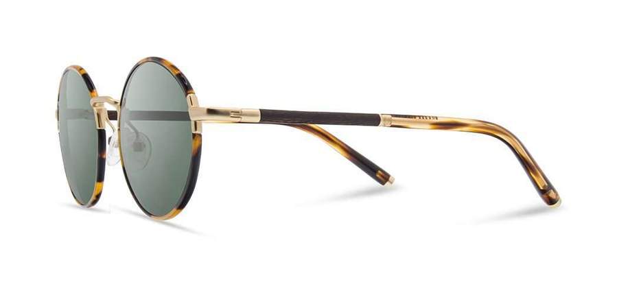 Shwood Hawthorne Acetate Sunglasses - Tortoise & Matte Gold - G15