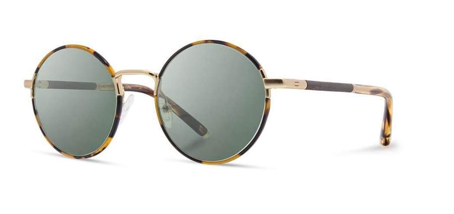 Shwood Hawthorne Acetate Sunglasses - Tortoise & Matte Gold - G15