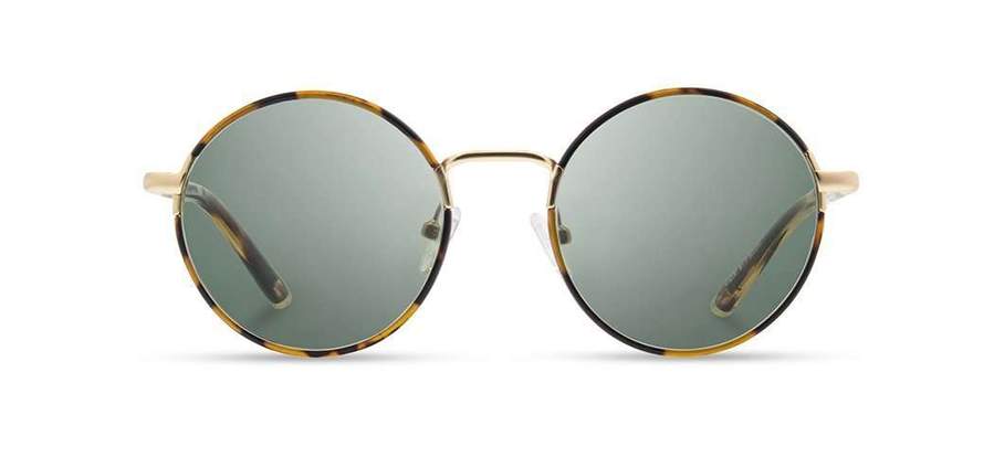 Shwood Hawthorne Acetate Sunglasses - Tortoise & Matte Gold - G15