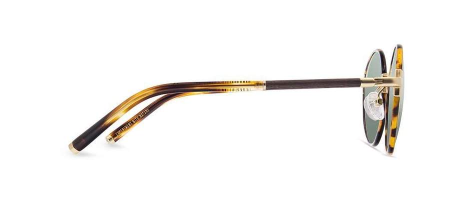 Shwood Hawthorne Acetate Sunglasses - Tortoise & Matte Gold - G15