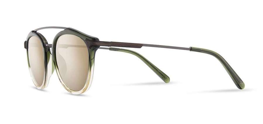 Shwood Kinsrow Acetate Sunglasses - Mojito - Gold Mirror
