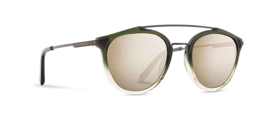 Shwood Kinsrow Acetate Sunglasses - Mojito - Gold Mirror