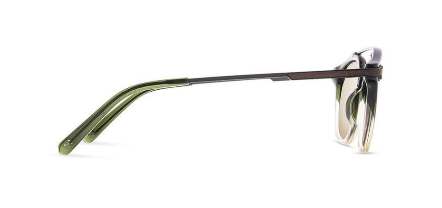 Shwood Kinsrow Acetate Sunglasses - Mojito - Gold Mirror