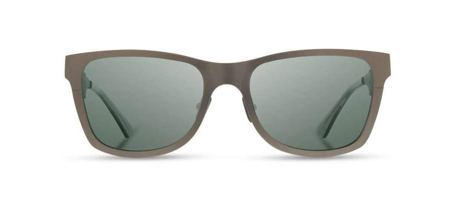 Shwood Canby Metal Sunglasses - Gun Metal/Elm Burl - G15