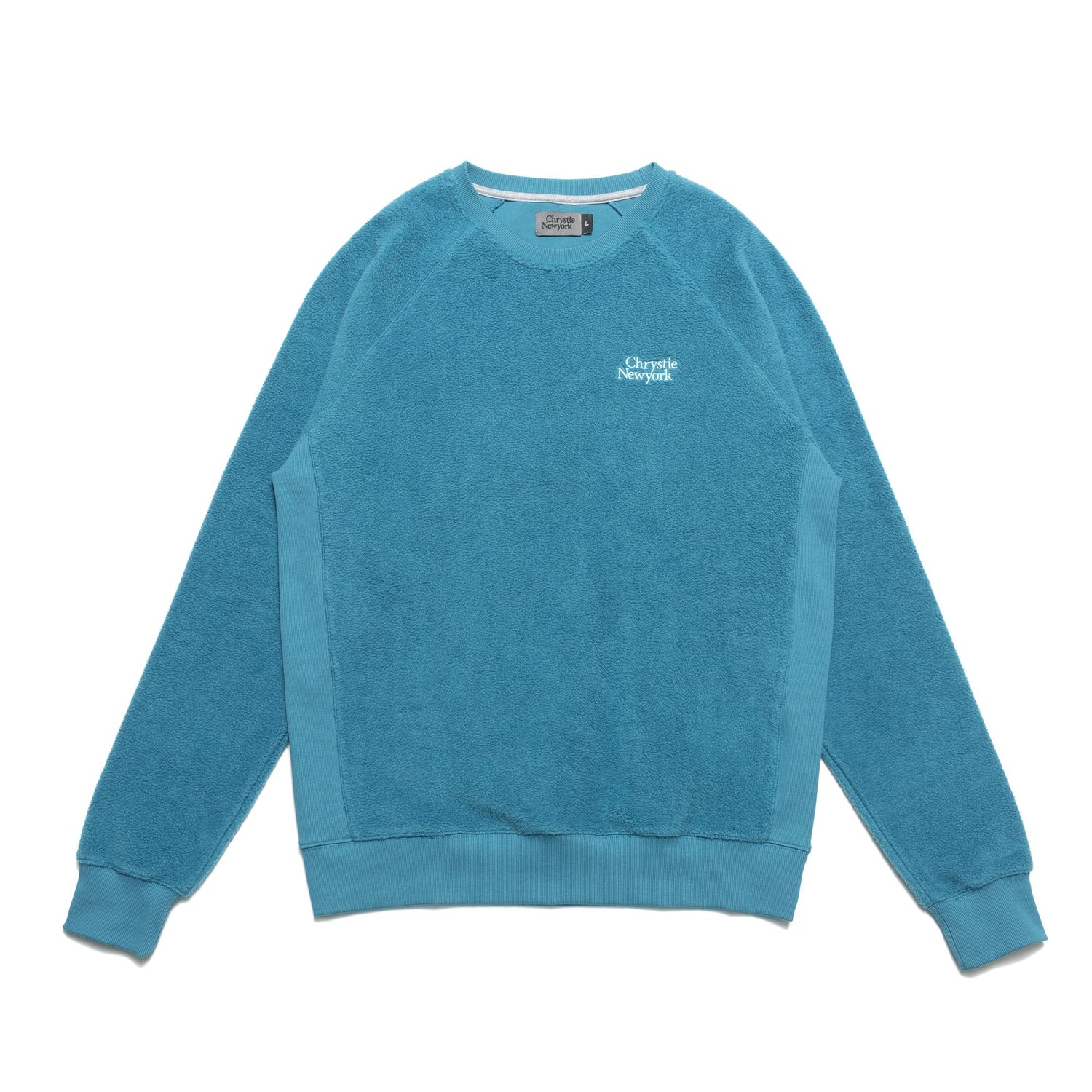 Chrystie NYC - PRM Reversed Fleece Crewneck / Teal Green
