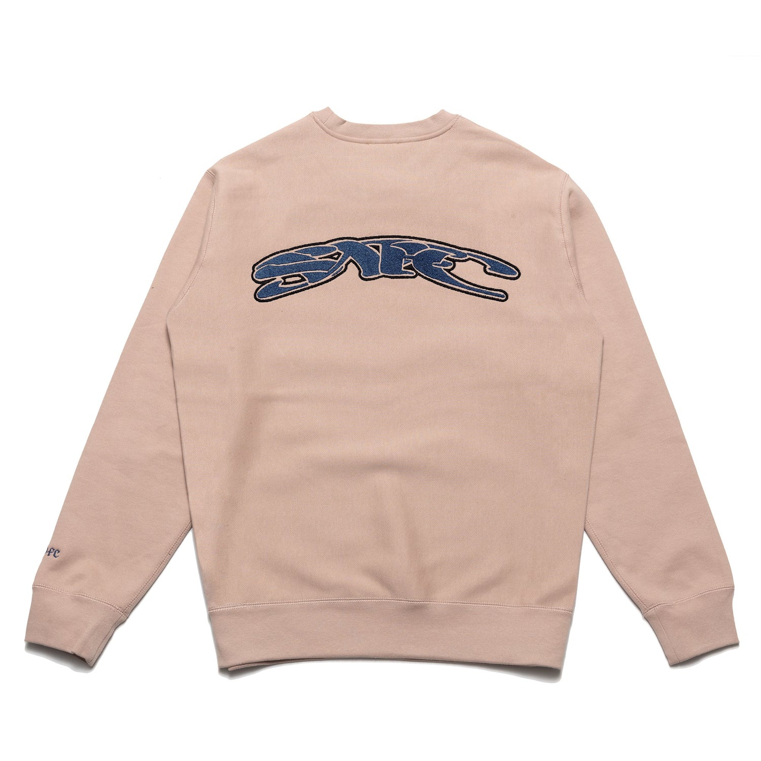Chrystie NYC x Soho Warriors - SWFC Twisted logo crewneck / Light Pink