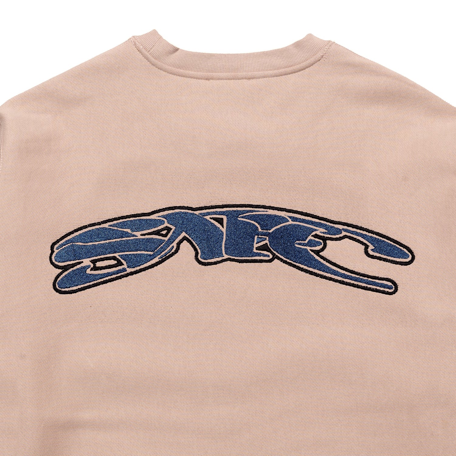 Chrystie NYC x Soho Warriors - SWFC Twisted logo crewneck / Light Pink