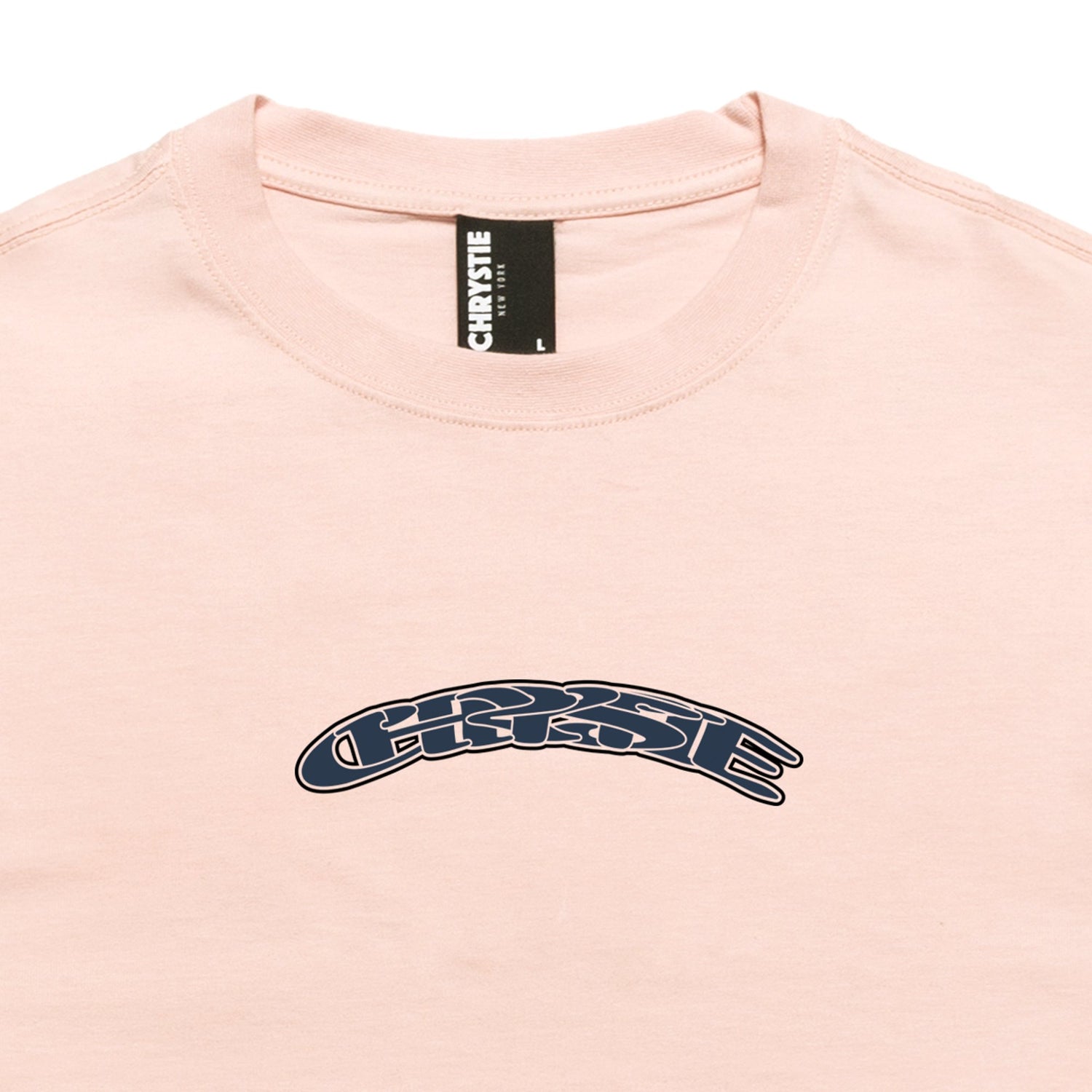 Chrystie NYC x Soho Warriors - SWFC Twisted logo T-Shirt / Light Pink
