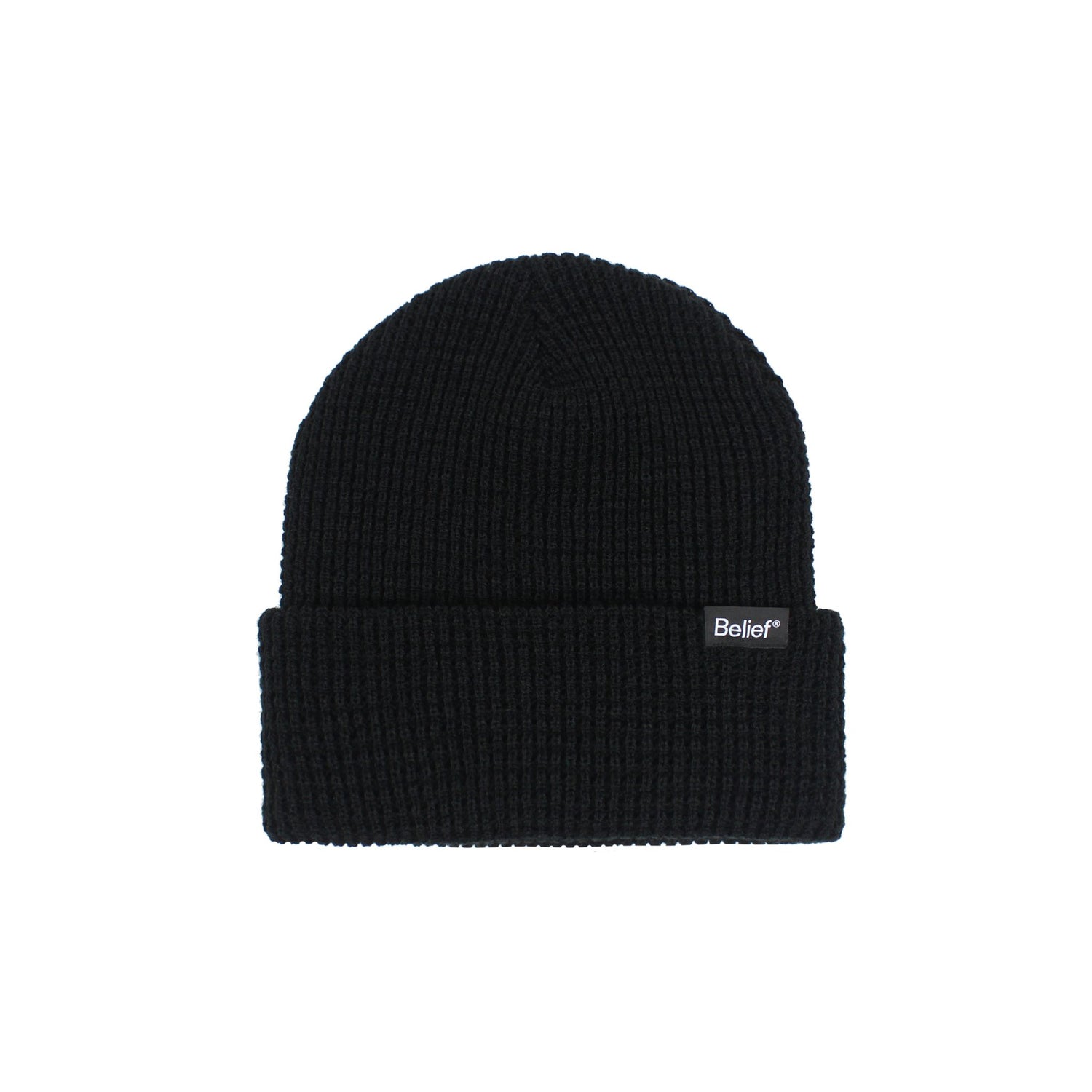 Belief NYC Waffle Beanie - Black