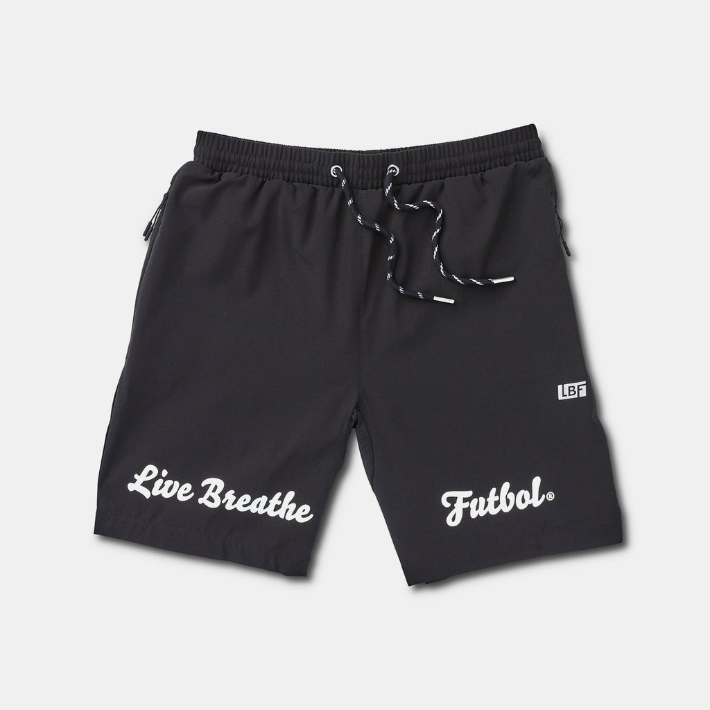 Live Breathe Futbol Maestro Shorts(Turbo) - Black