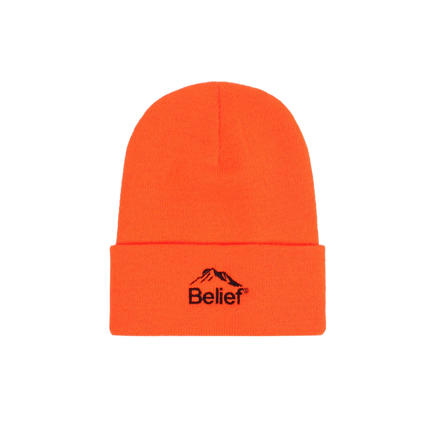 Belief NYC Summit Beanie - Blaze Orange
