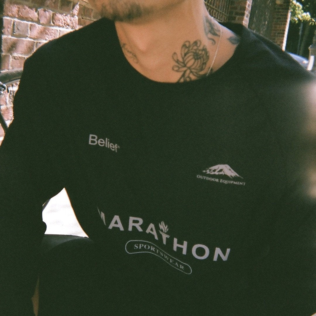 Belief NYC Marathon Mesh Jersey - Black