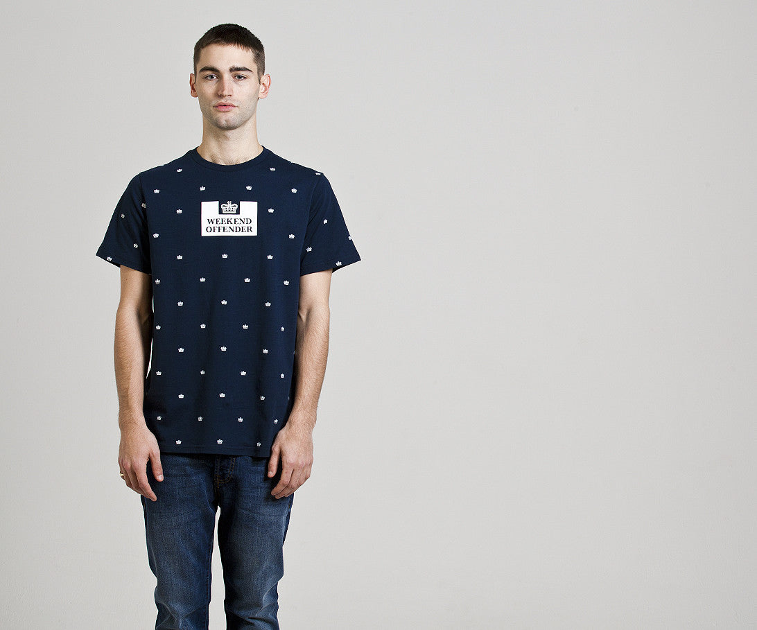 Weekend Offender Lackner Navy T-Shirt