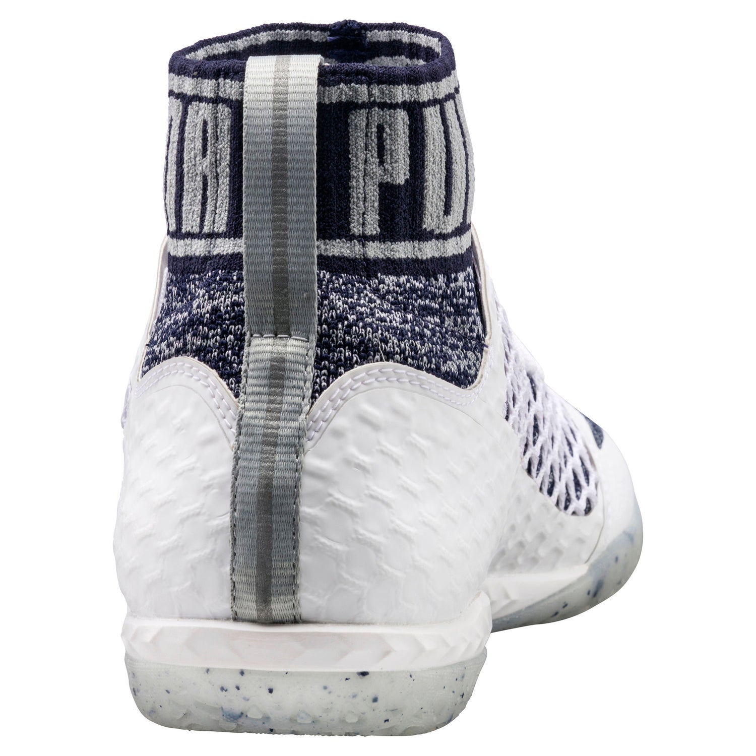 PUMA 365 evoKNIT NETFIT CT Indoor Soccer Shoes - White-Peacoat-Quarry - The Village Soccer Shop