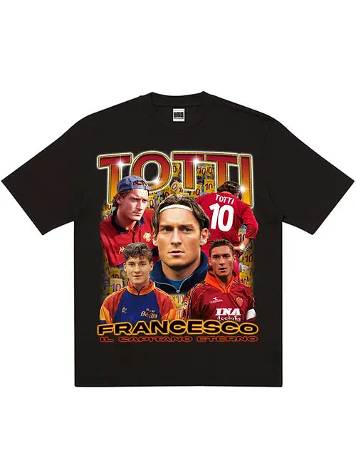 Retro Football Gang Francesco Totti T-Shirt