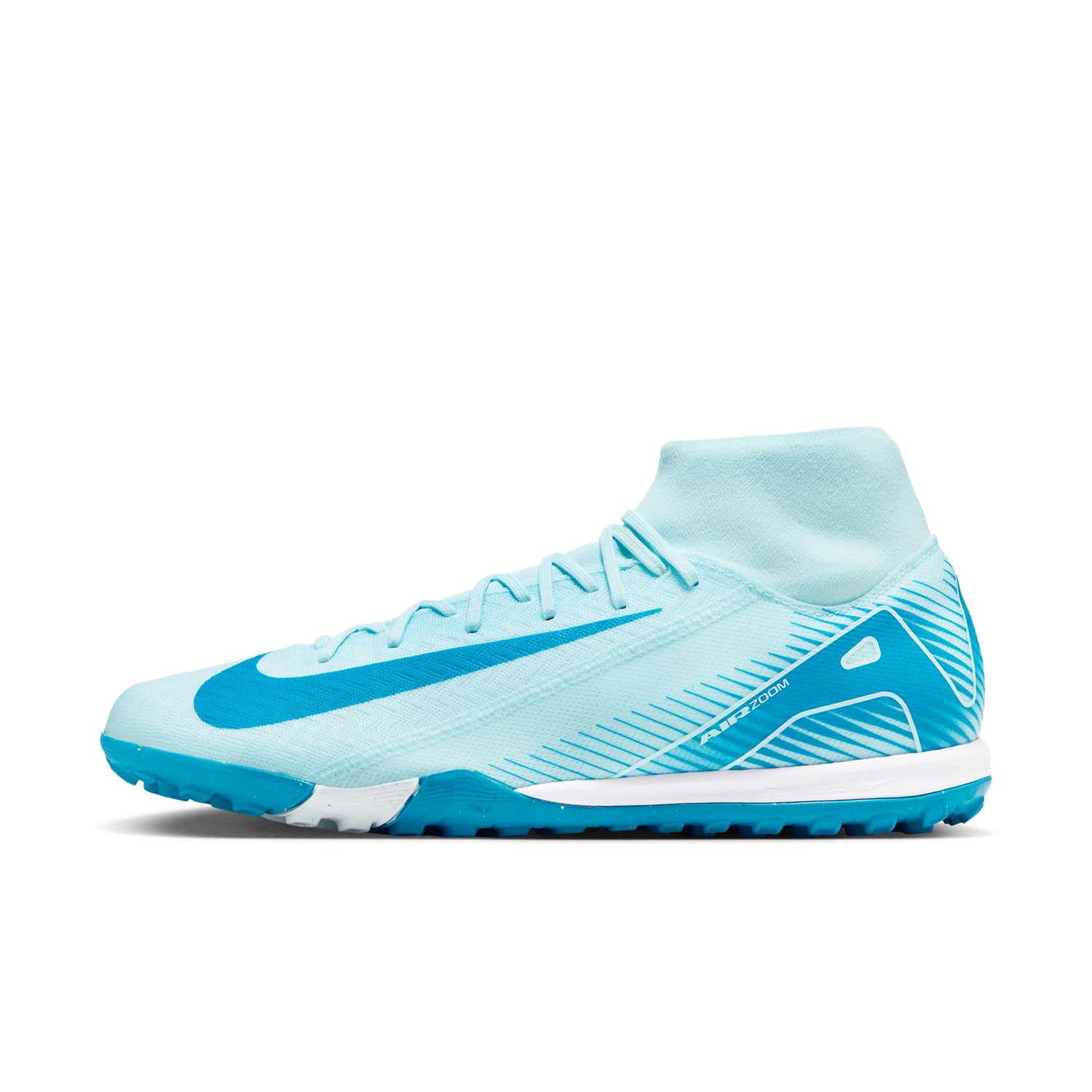 Nike Mercurial Superfly 10 Academy TF Turf Soccer Shoes - Glacier Blue/Blue Orbit