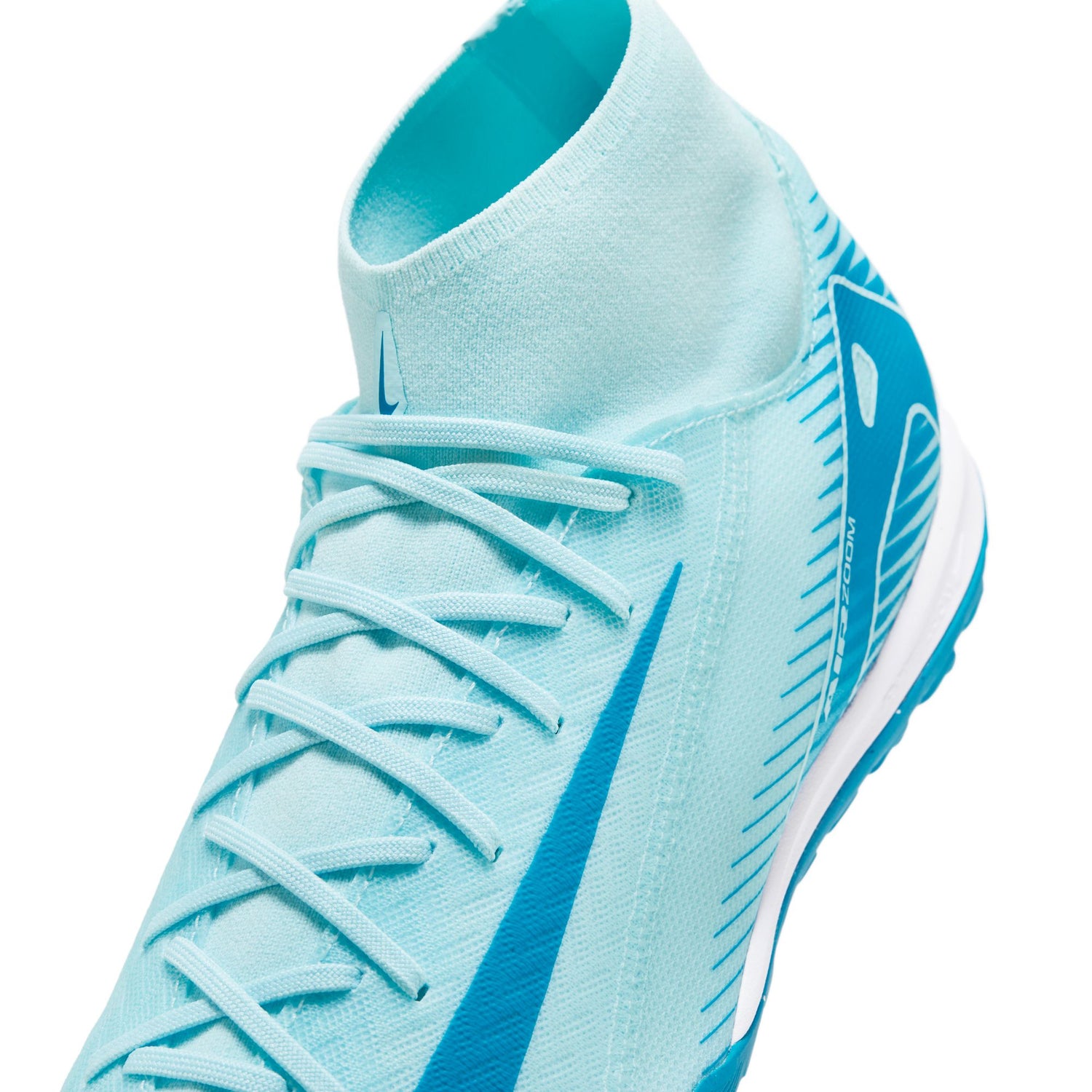 Nike Mercurial Superfly 10 Academy TF Turf Soccer Shoes - Glacier Blue/Blue Orbit