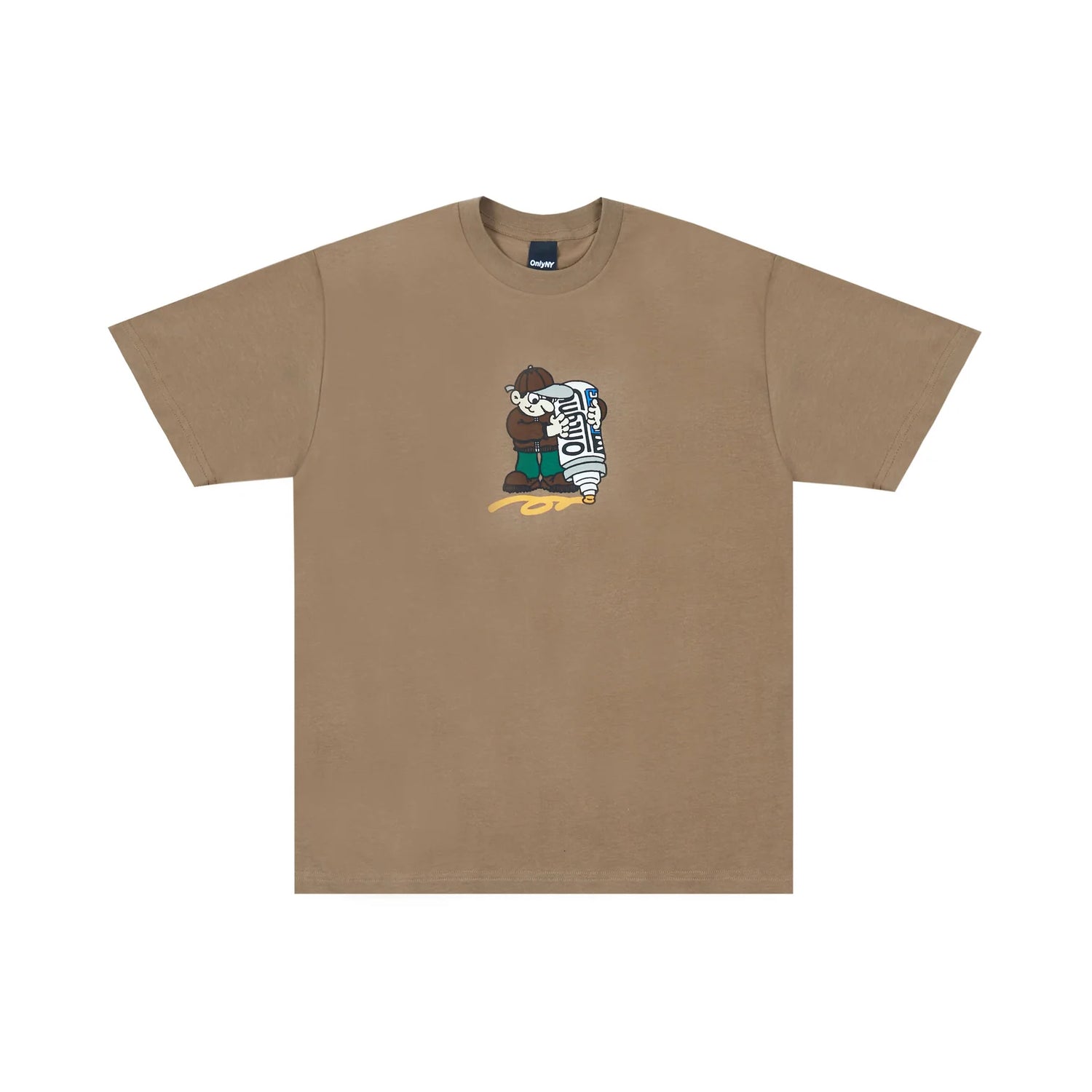 Only NY Graff Writer T-Shirt - Brown