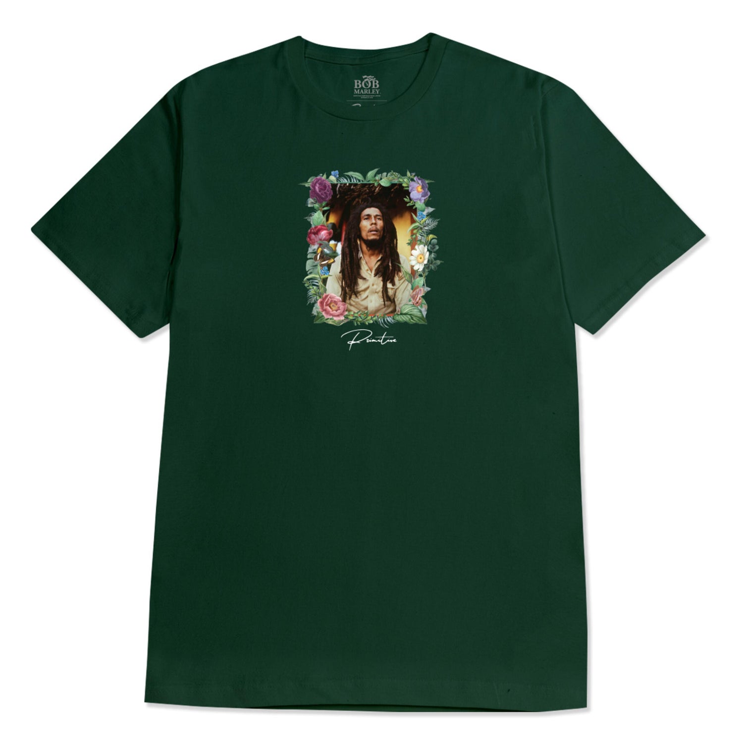 Primitive x Bob Marley Everlasting Tee - Forest Green