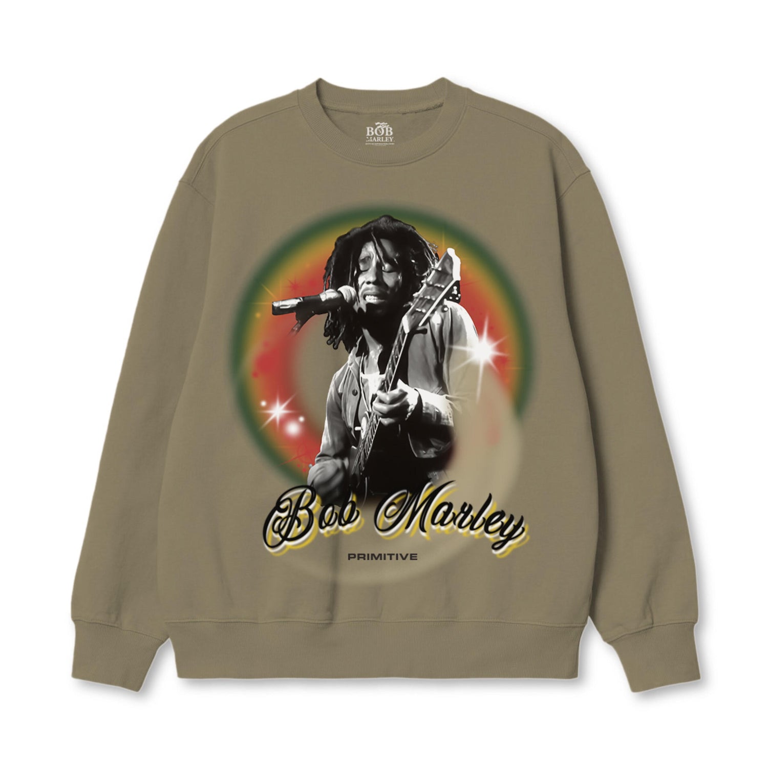 Primitive x Bob Marley Dreams Crewneck - Sand