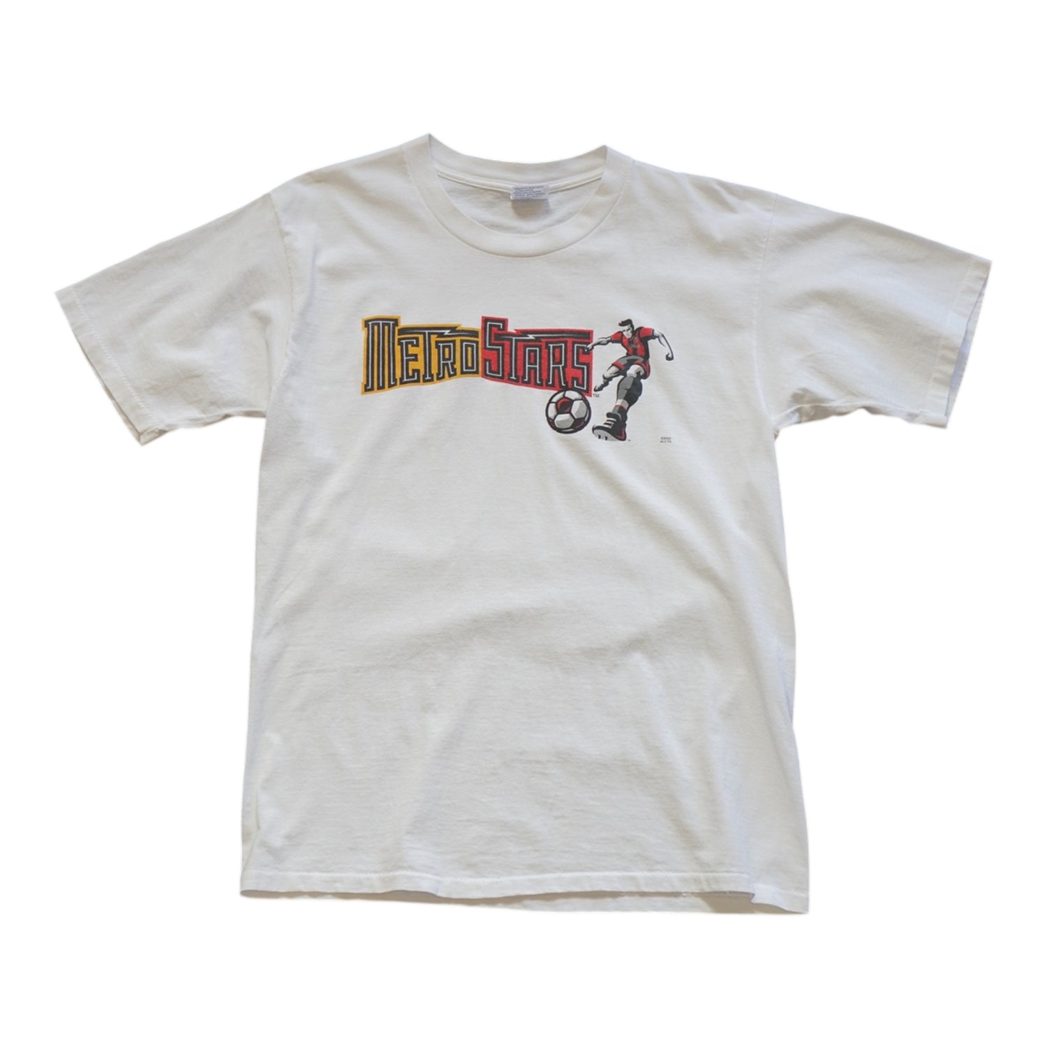 Vintage NY/NJ Metrostars Promo T-shirt Deadstock - Large