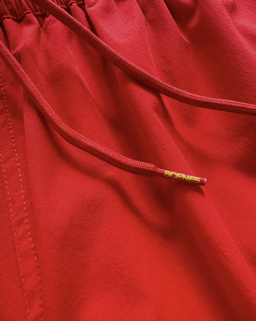 Scenes NY Nylon Team Shorts - Red