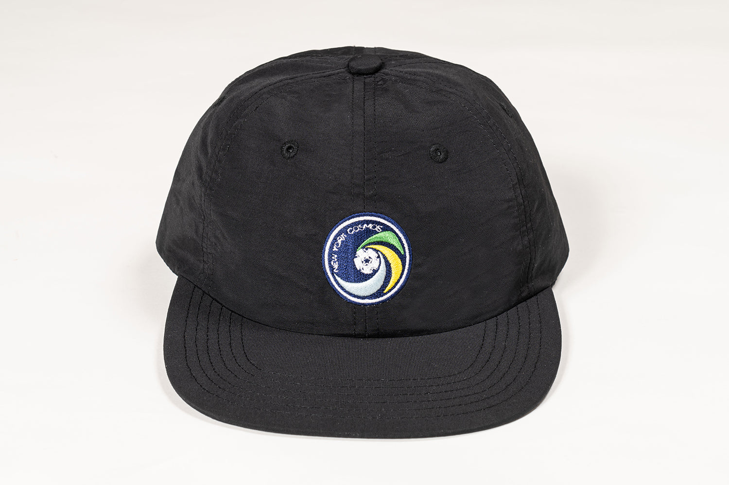 VSS Studio x New York Cosmos Embroidered Logo Nylon Cap - Black