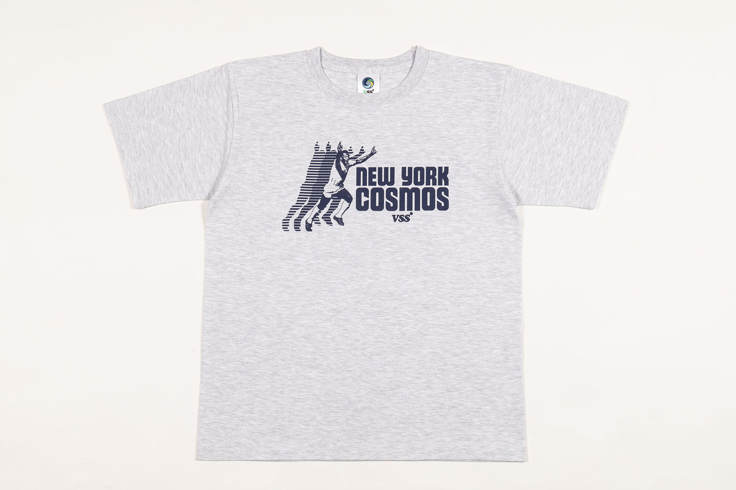 VSS Studio x New York Cosmos  Pelé #10 T-shirt - Ash Grey