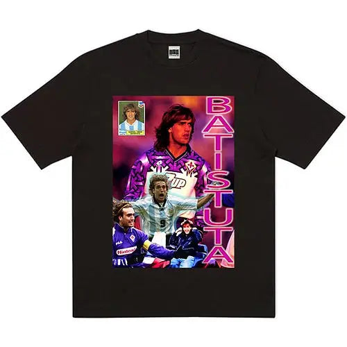 Retro Football Gang Batistuta T-Shirt