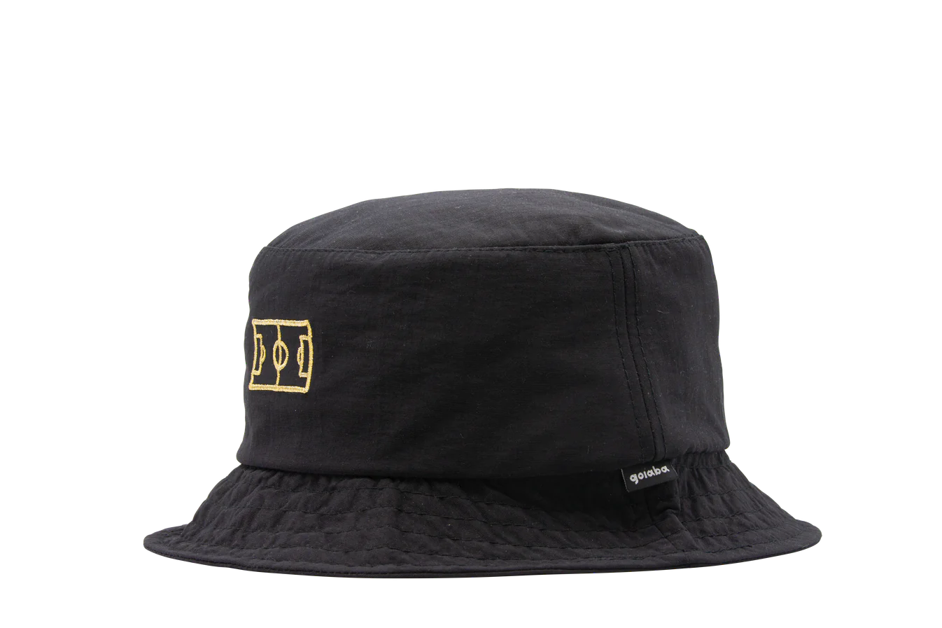 Goiaba E.C. - Campo Nylon Bucket Hat - Black/Gold