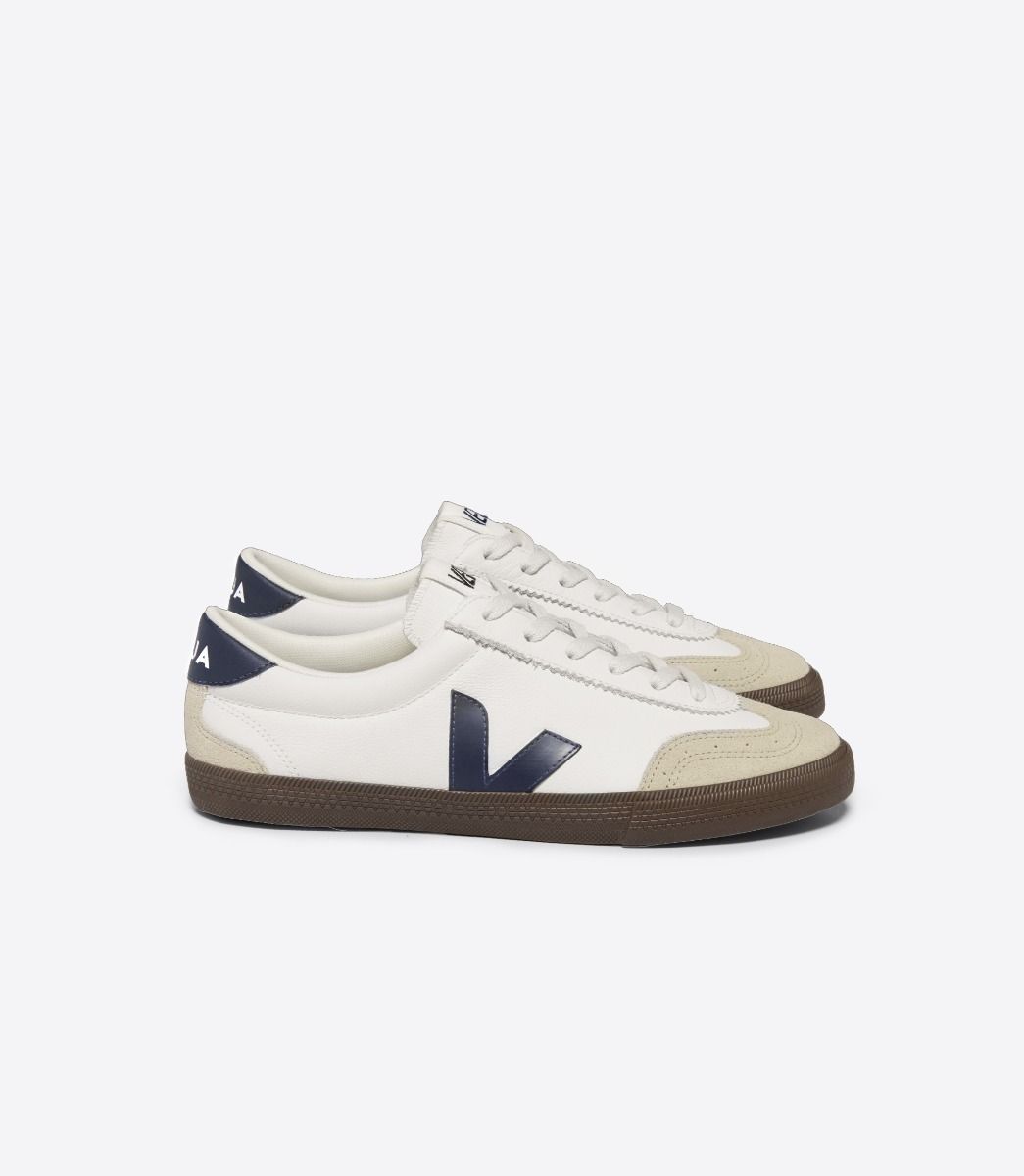 Veja Volley Leather - White Nautico Bark