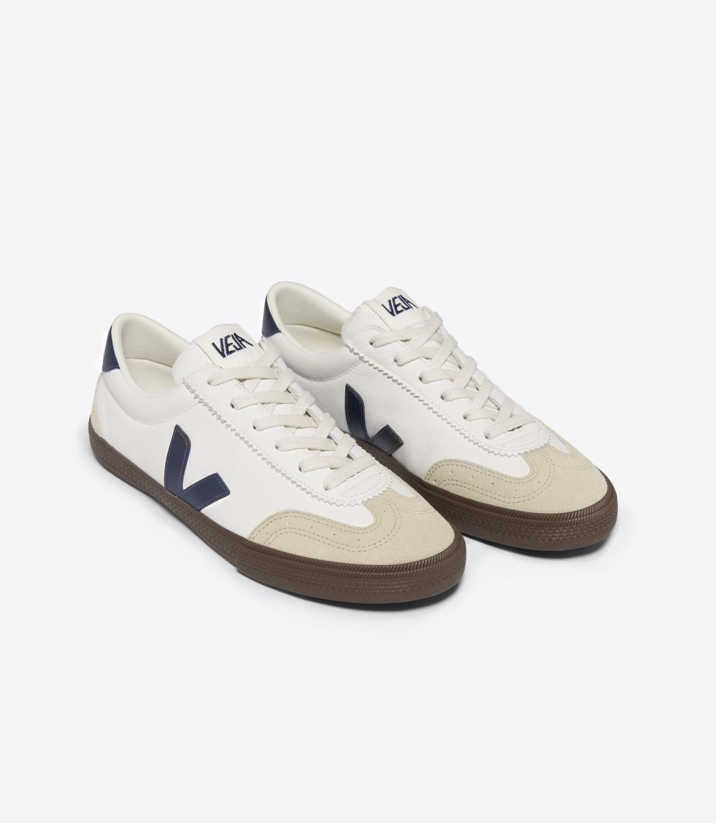 Veja Volley Leather - White Nautico Bark