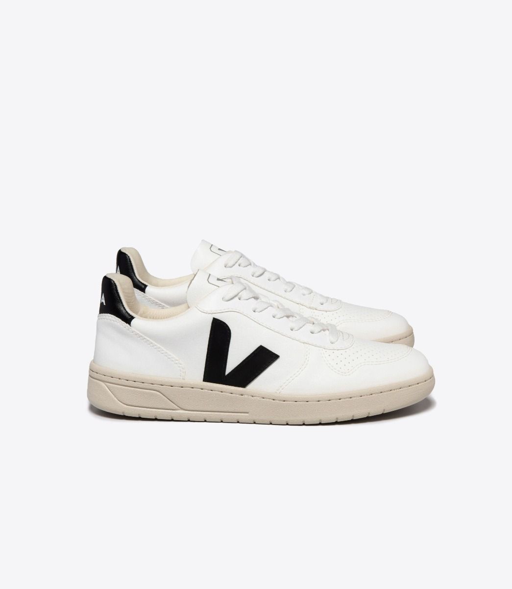 Veja V-10 CWL White Black - Village Soccer Shop