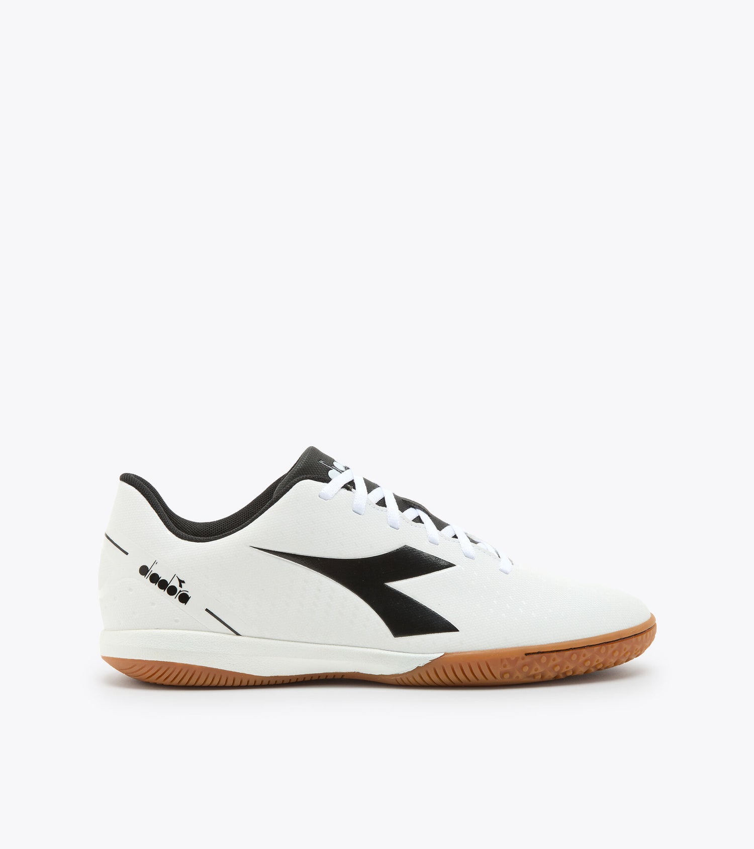 Diadora Pichichi 5 IDR Indoor Soccer Shoe - White/Black