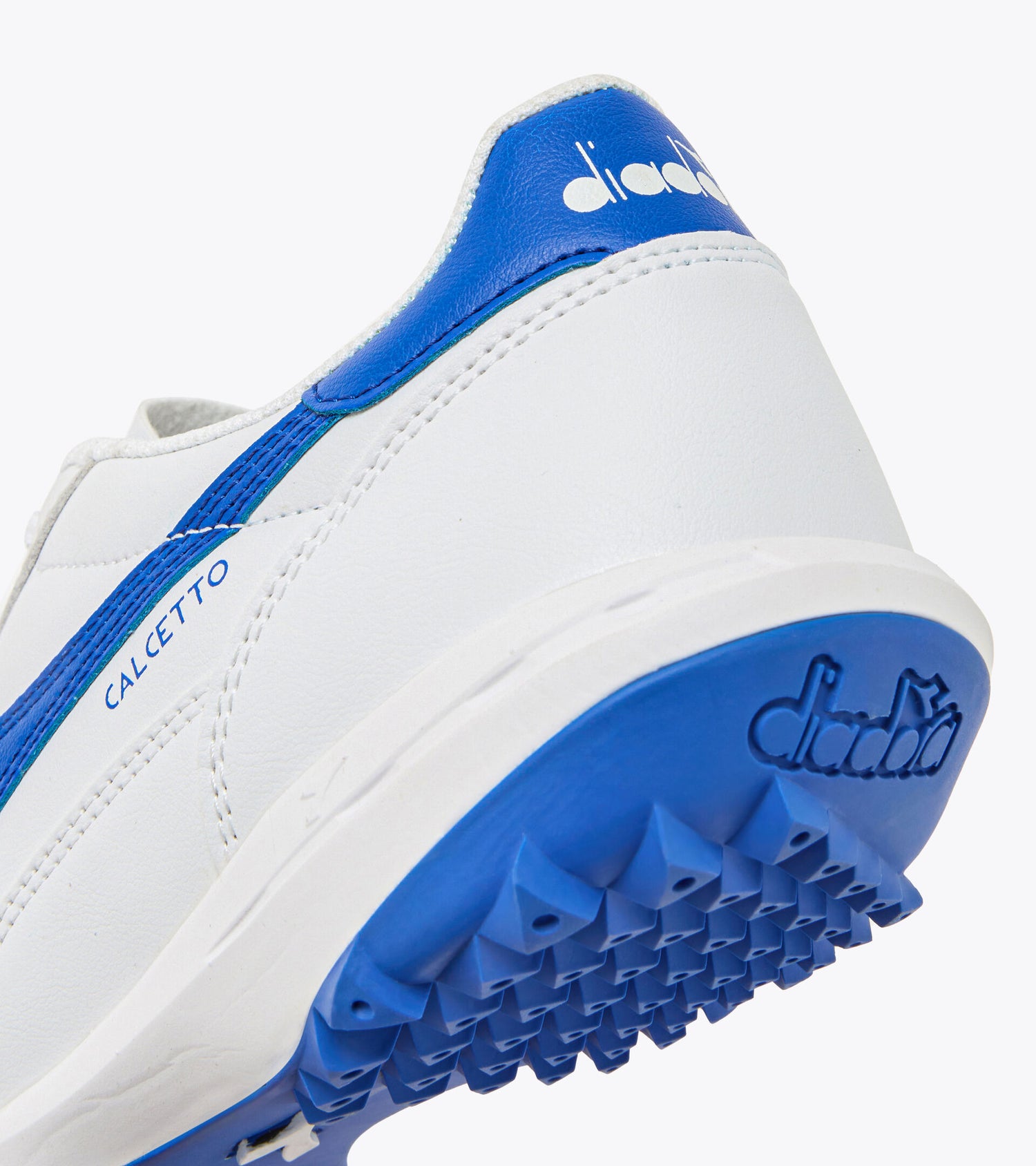 Diadora Calcetto II LT Turf Soccer Shoe - White/Royal Blue