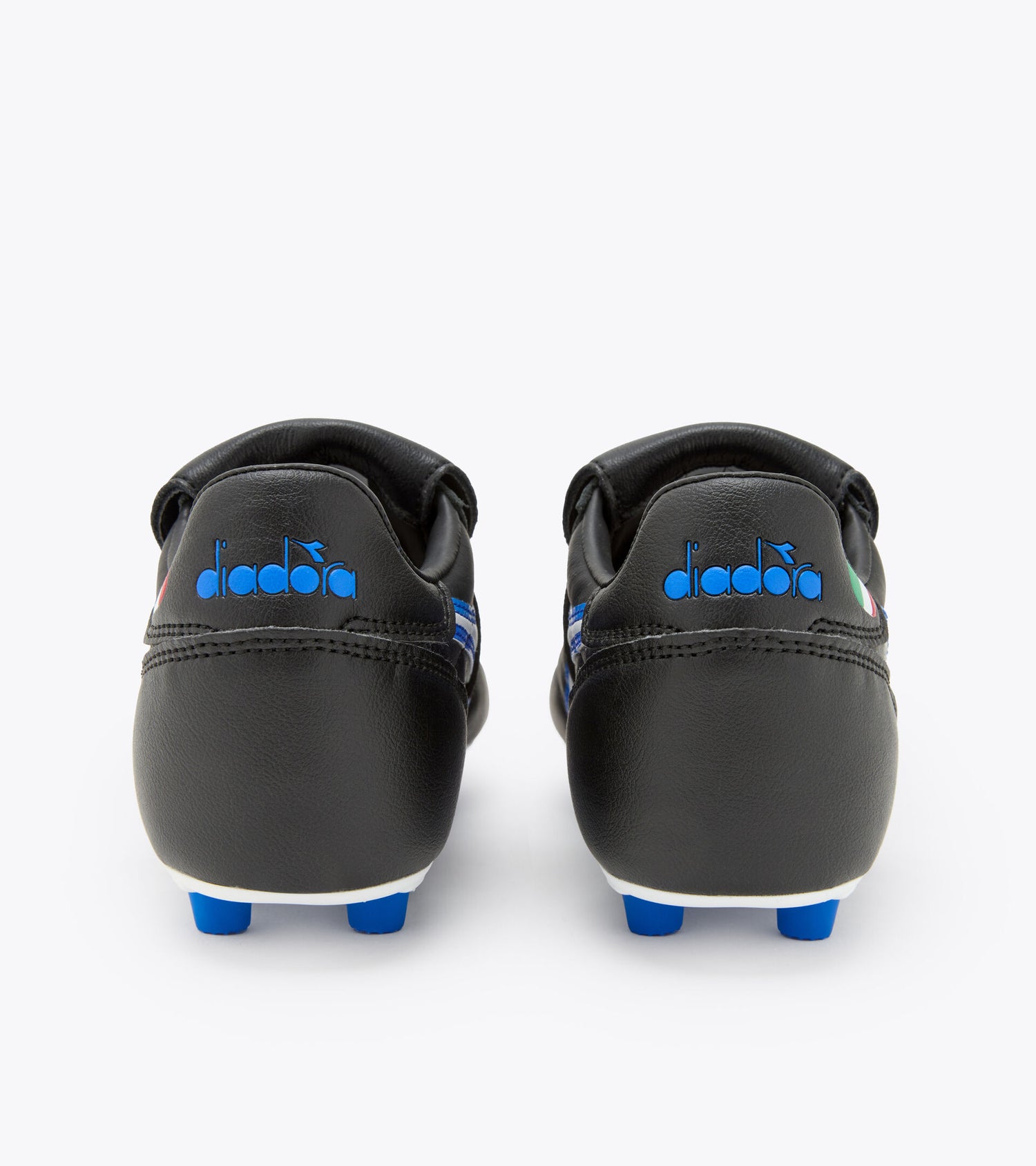 Diadora Brasil OG LT T MDPU Soccer Boots - Black/White/Royal Blue