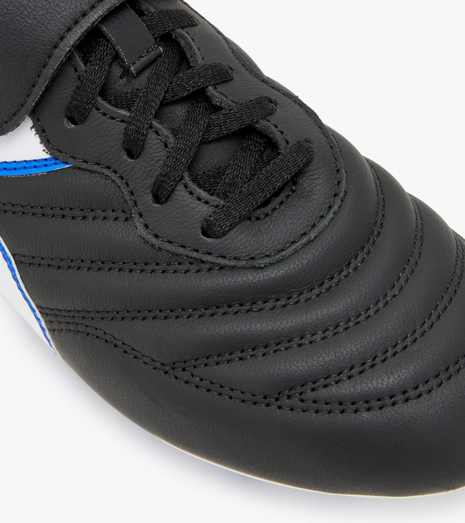 Diadora Brasil OG LT T MDPU Soccer Boots - Black/White/Royal Blue