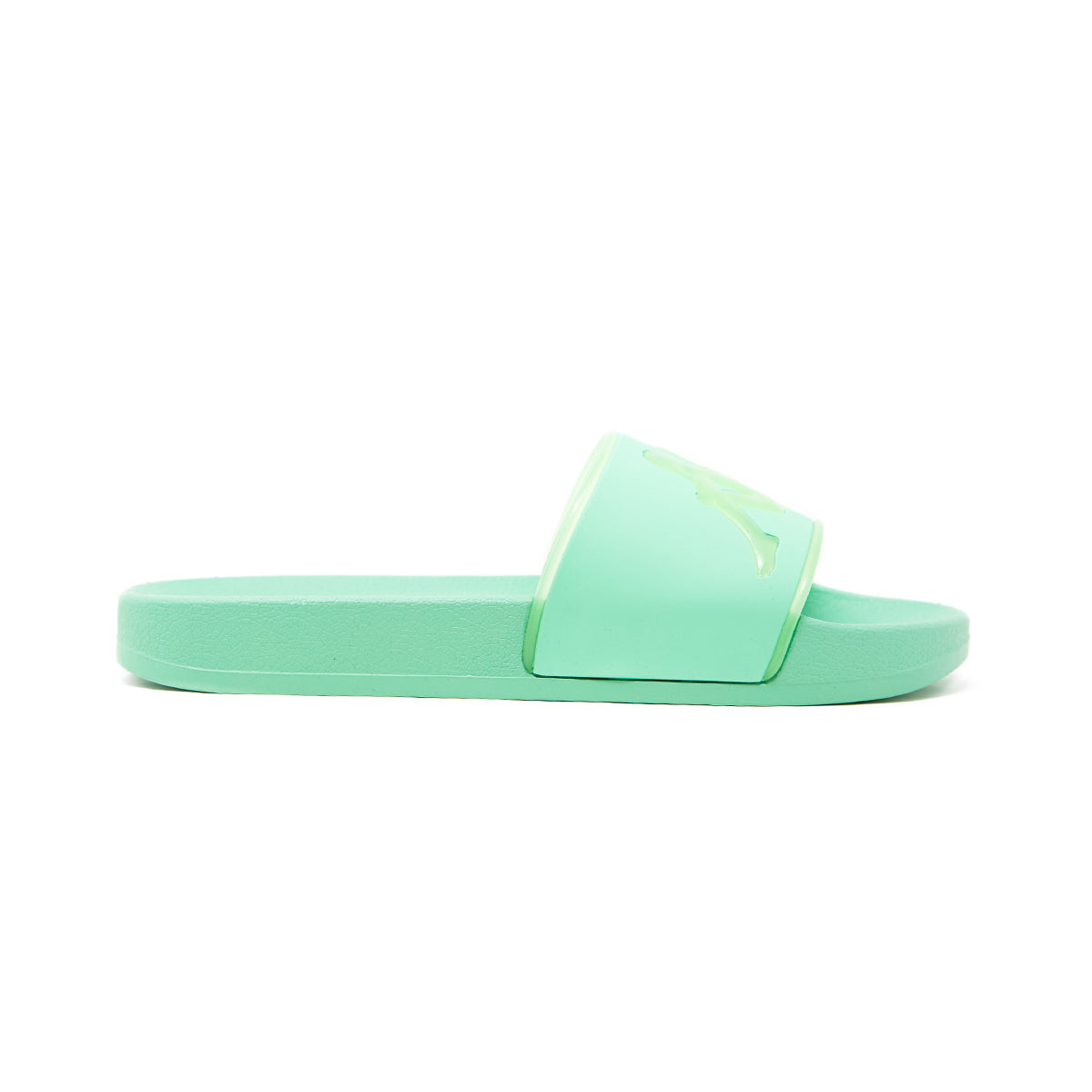 Kappa Authentic Aqua 1 Slides - Green Ash