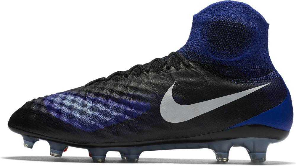 Nike Magista Obra II FG Soccer Boots - Black/Paramount Blue