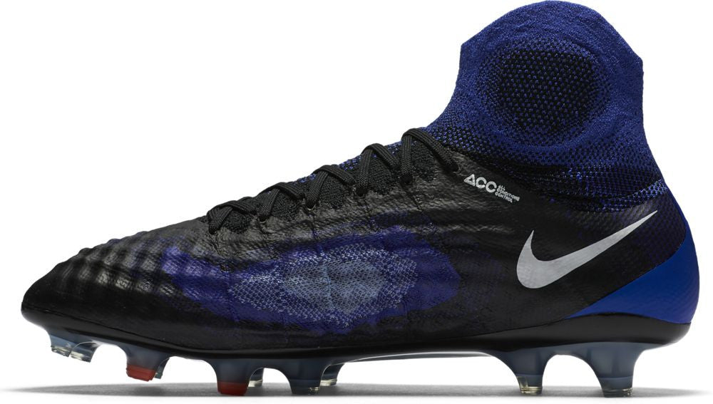 Nike Magista Obra II FG Soccer Boots - Black/Paramount Blue