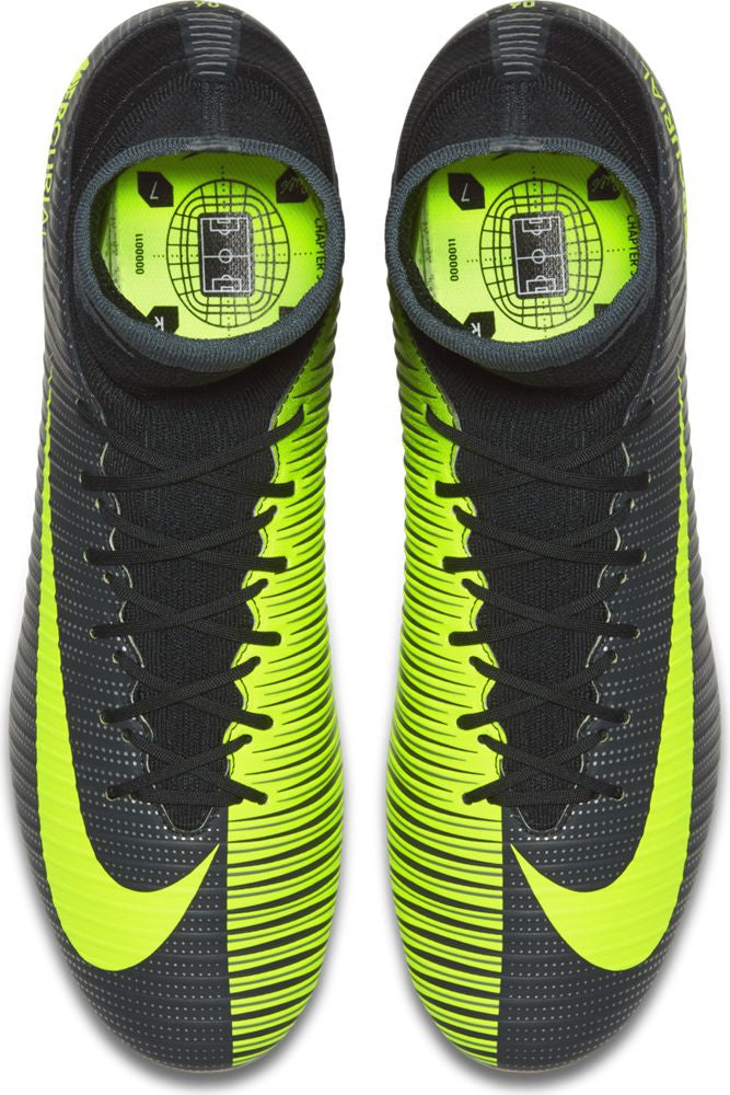 Nike Mercurial Veloce III Dynamic Fit CR7 FG Soccer Boots Seaweed Volt
