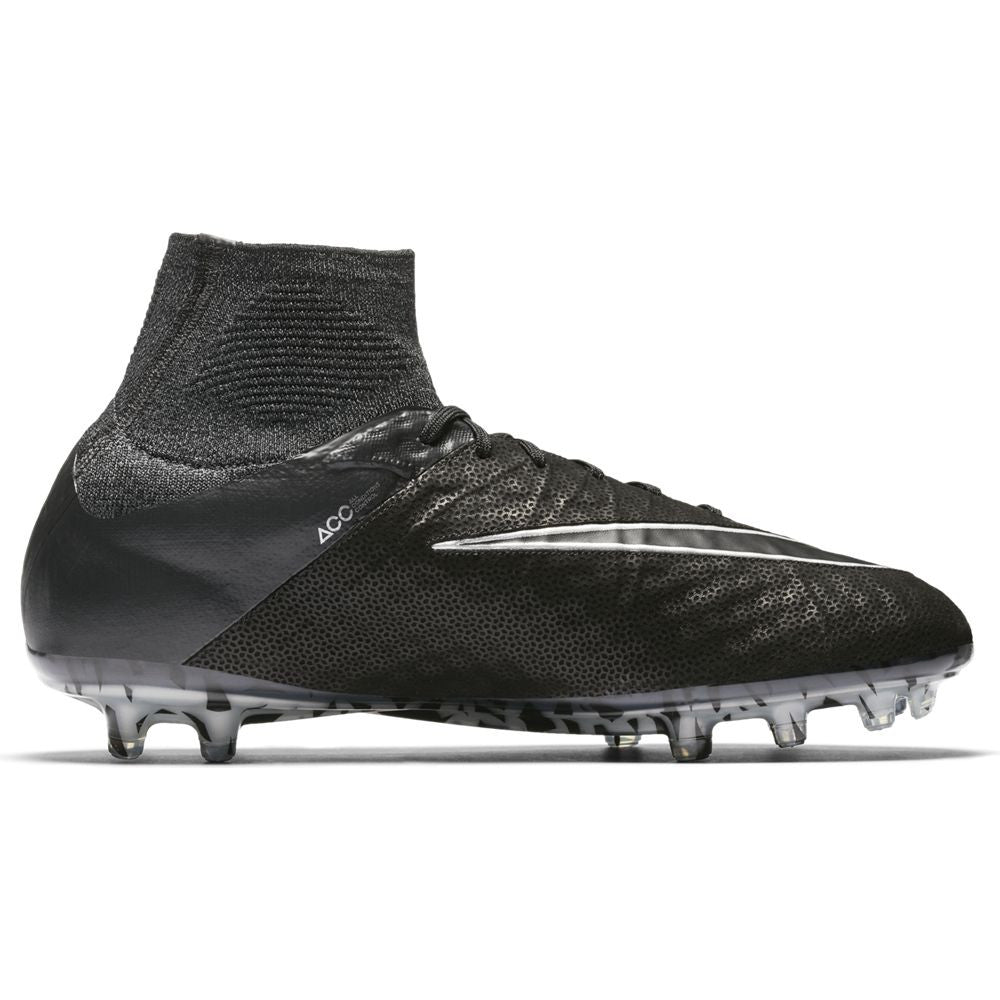 Nike Hypervenom Phantom II Tech Craft 2.0 FG Soccer Boots - Black/Metallic Silver