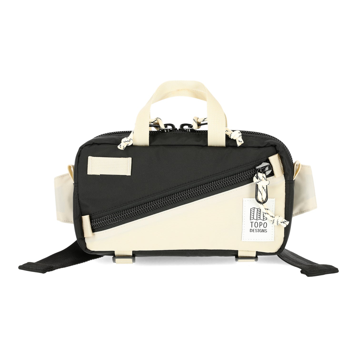 Topo Designs Mini Quick Pack - Black/Bone White